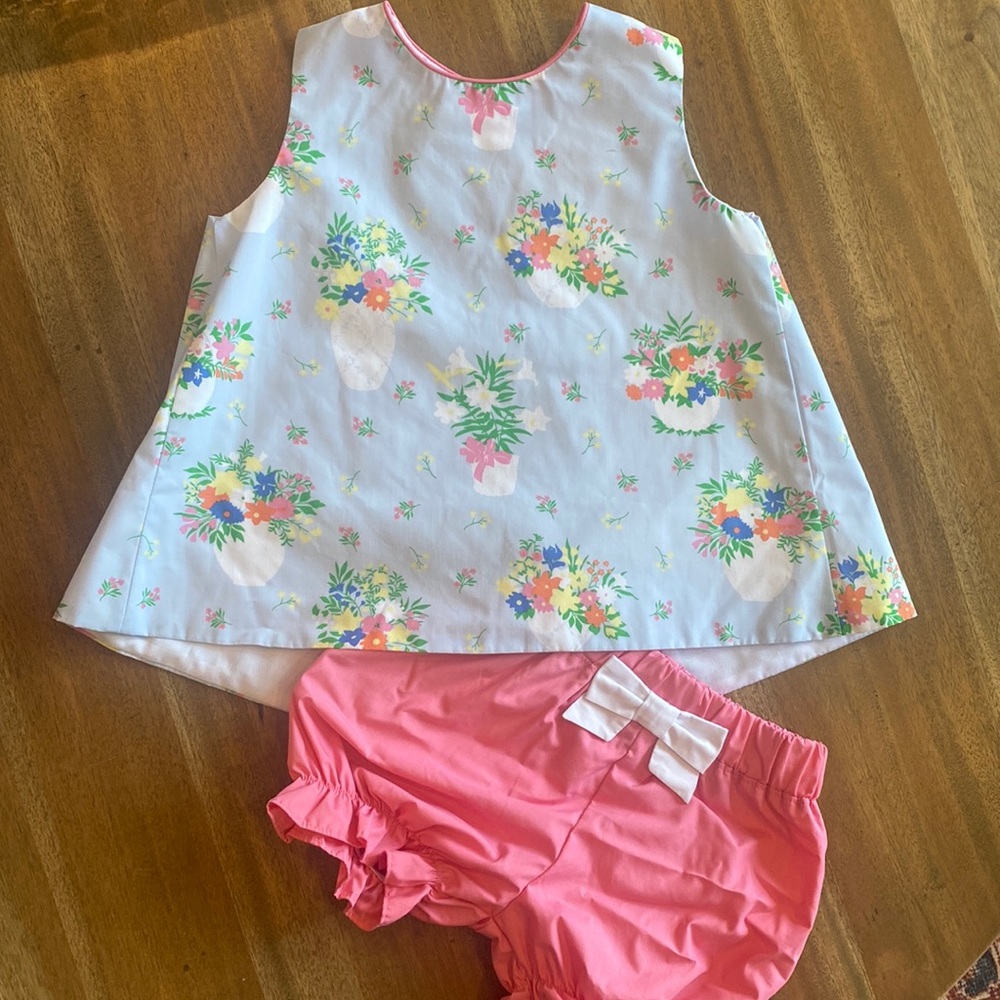 EUC beaufort bonnet bloomer set with swing top